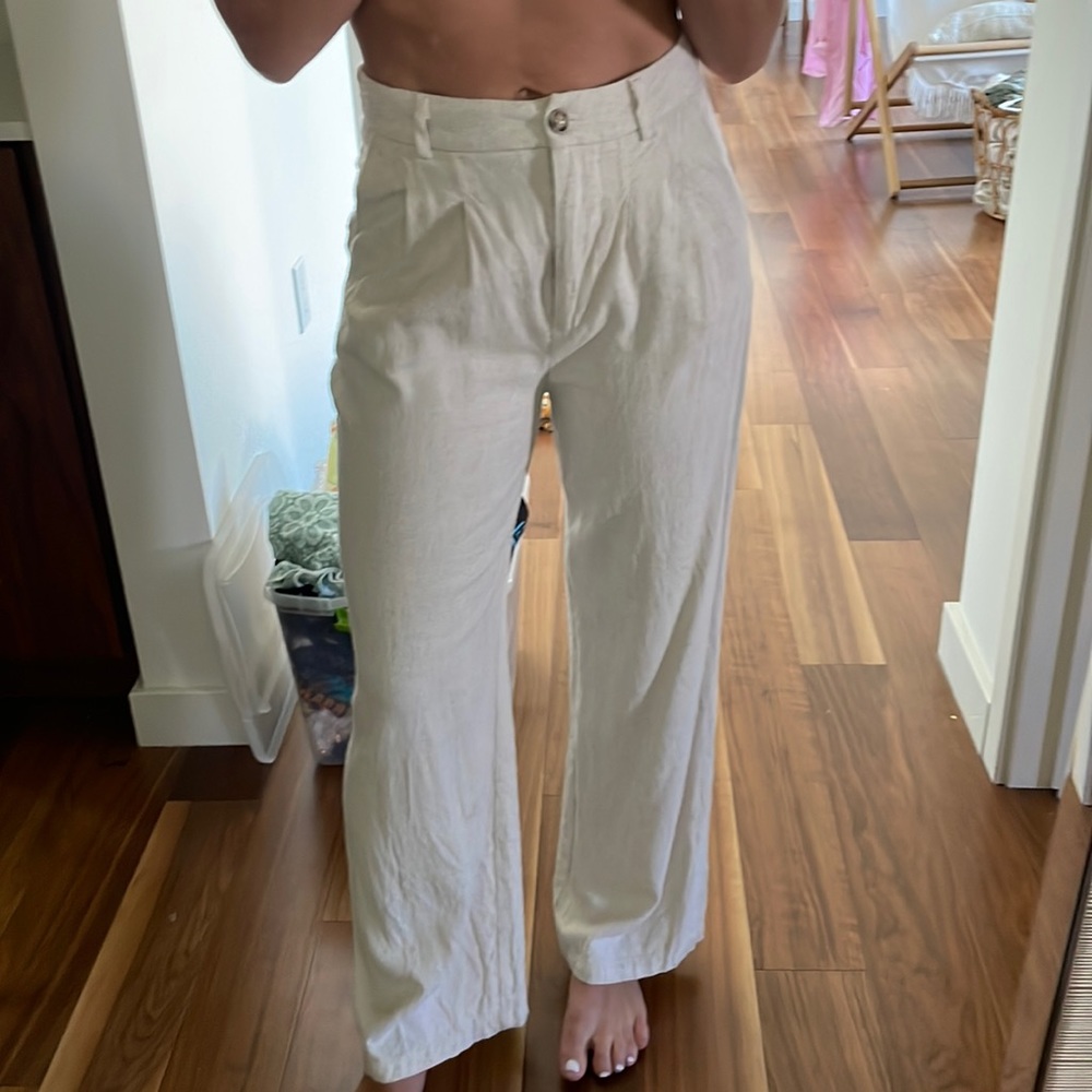 Khaki vintage trousers